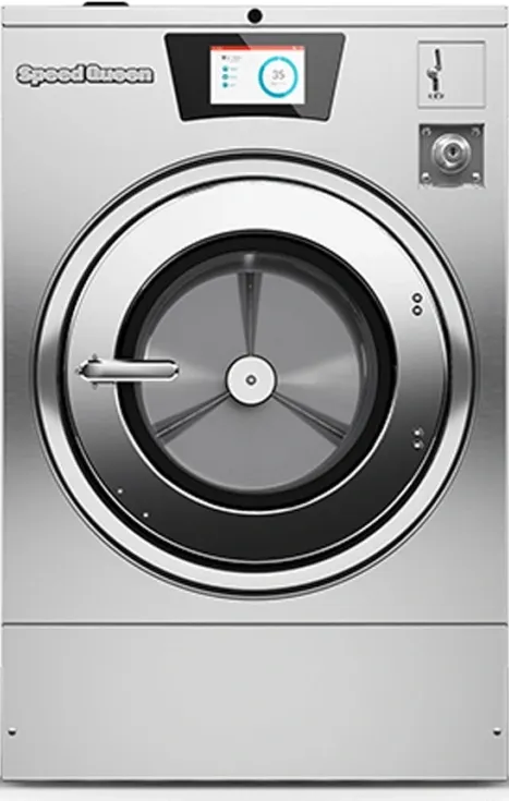 2-load Speed Queen washer for small loads at Oliver Ave laundromat in Wichita