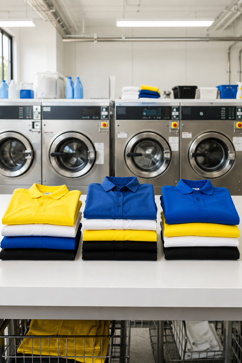 Uniform laundry pickup and delivery service near Maize Kansas